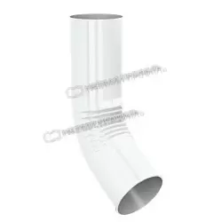 Колено трубы сливное D150